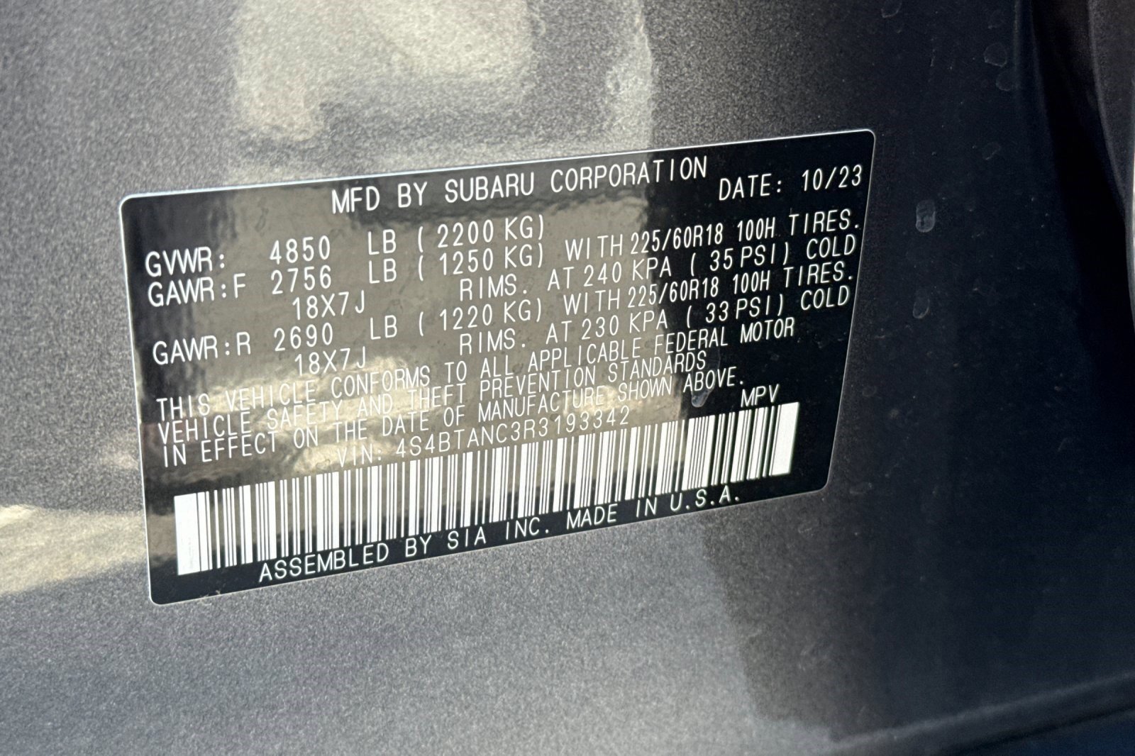 Used 2024 Subaru Outback Limited AWD/4WD image 21