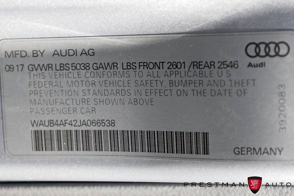 Used 2018 Audi S4 Premium Plus w/ Navigation Package image 42