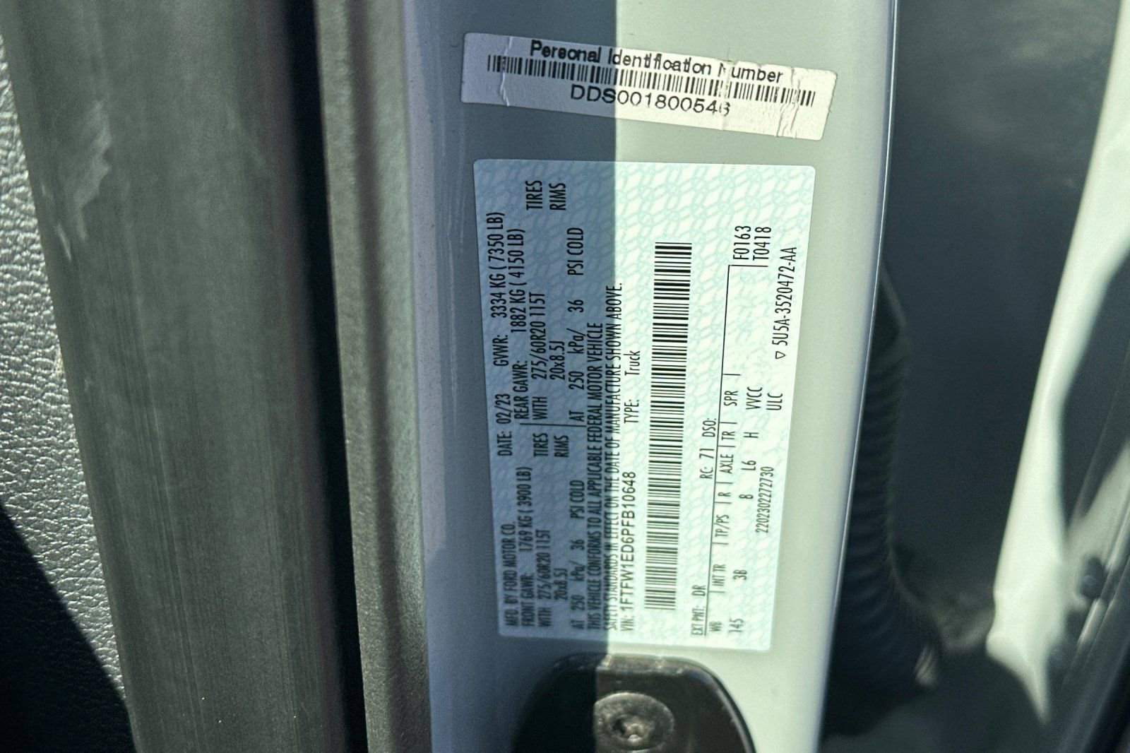 Used 2023 Ford F150 Platinum w/ Equipment Group 701A High image 34