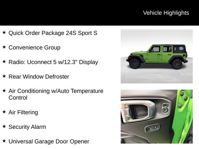 Used 2025 Jeep Wrangler Unlimited Sport AWD/4WD image 27