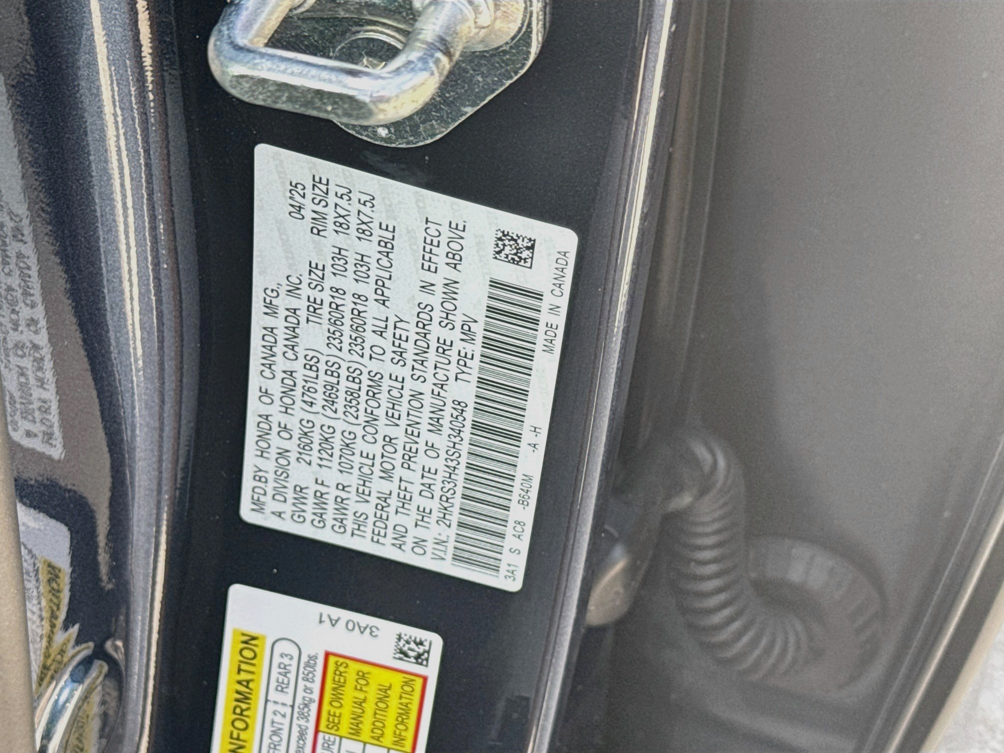 Certified 2025 Honda CR-V EX image 37