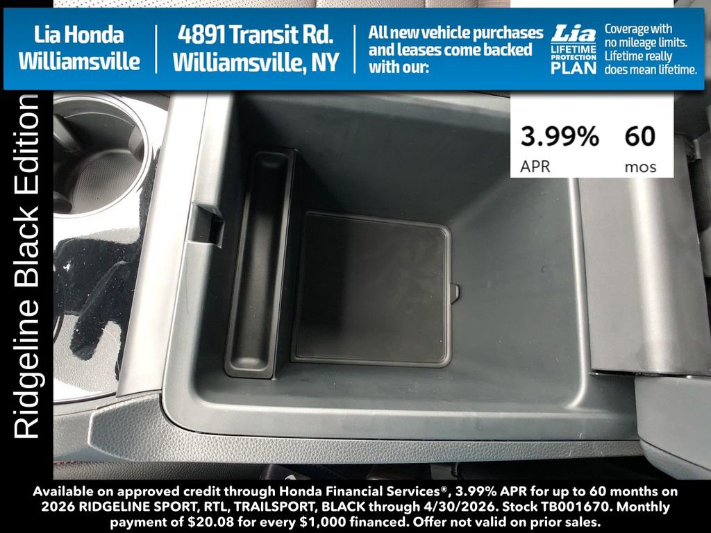 New 2026 Honda Ridgeline Black Edition image 24