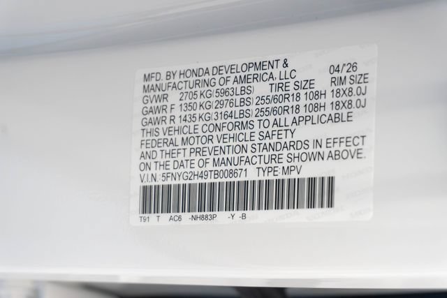 New 2026 Honda Pilot EX-L image 26