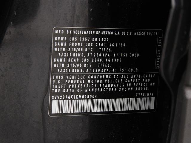 Used 2019 Volkswagen Tiguan SE w/ 3rd Row Seat Package image 23