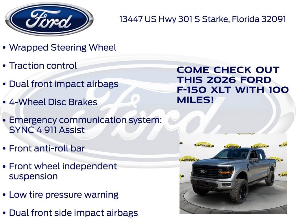 New 2026 Ford F150 XLT w/ FX4 Off-Road Package AWD/4WD image 30