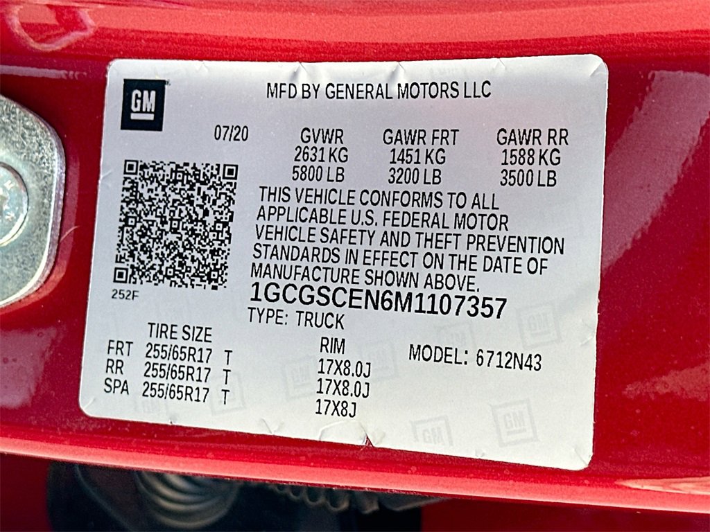 Used 2021 Chevrolet Colorado LT w/ LT Convenience Package image 29