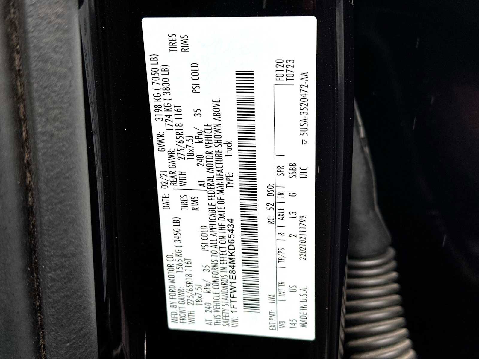 Used 2021 Ford F150 XLT w/ Equipment Group 302A High AWD/4WD image 22