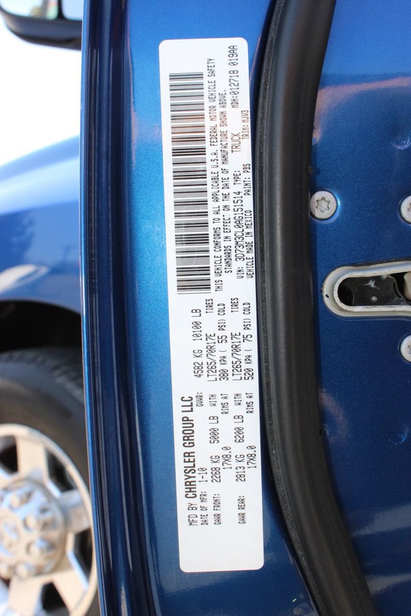 Used 2010 Dodge Ram 3500 Truck SLT w/ Big Horn Regional Package RWD image 16