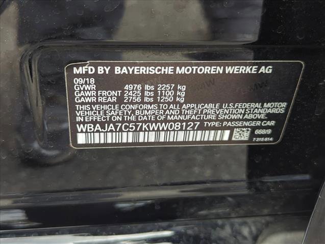 Used 2019 BMW 530i xDrive w/ Convenience Package image 26