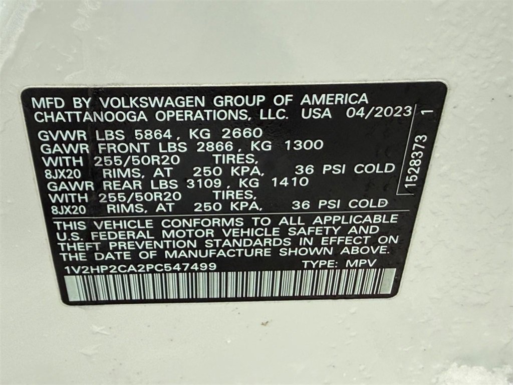 Certified 2023 Volkswagen Atlas SE image 24