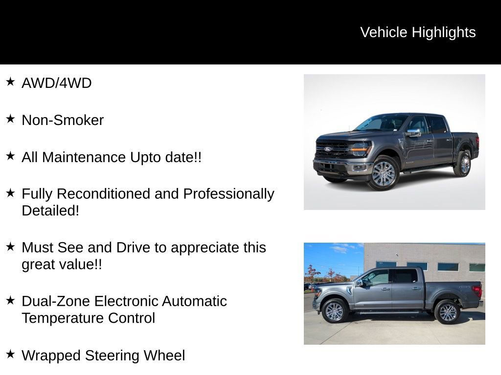 Used 2025 Ford F150 XLT w/ Equipment Group 302A MID image 26