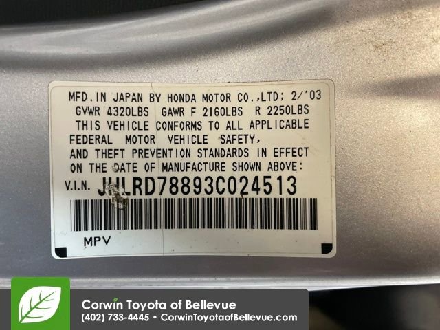 Used 2003 Honda CR-V EX image 30