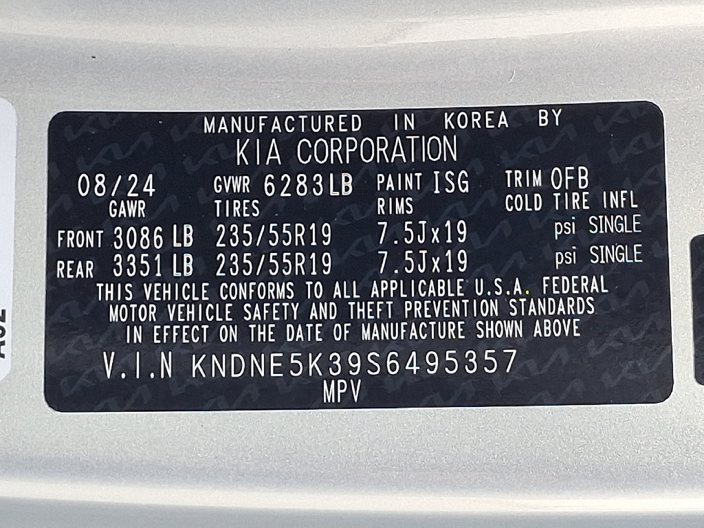 Used 2025 Kia Carnival SX w/ SX Dark Edition Package FWD image 27