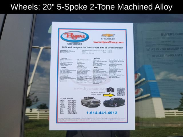 Used 2024 Volkswagen Atlas Cross Sport SE FWD image 12