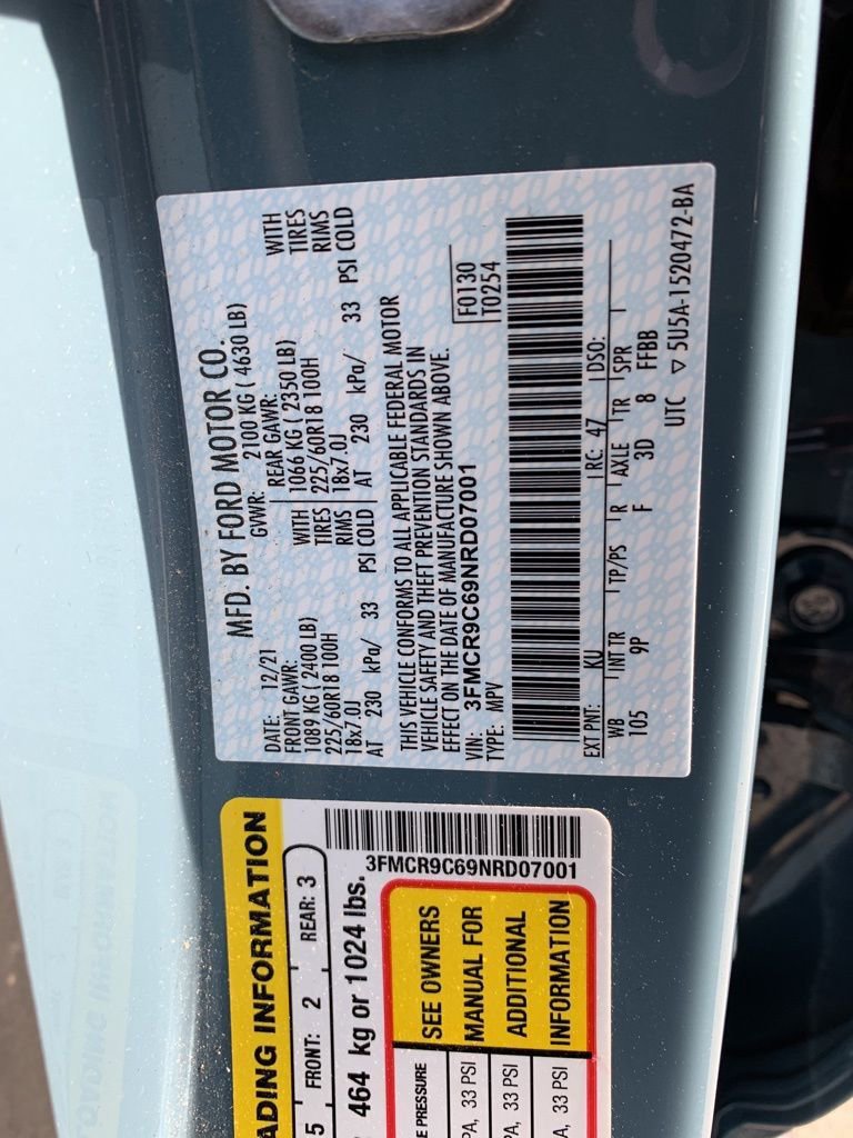 Used 2022 Ford Bronco Sport Outer Banks w/ Tech Package image 32