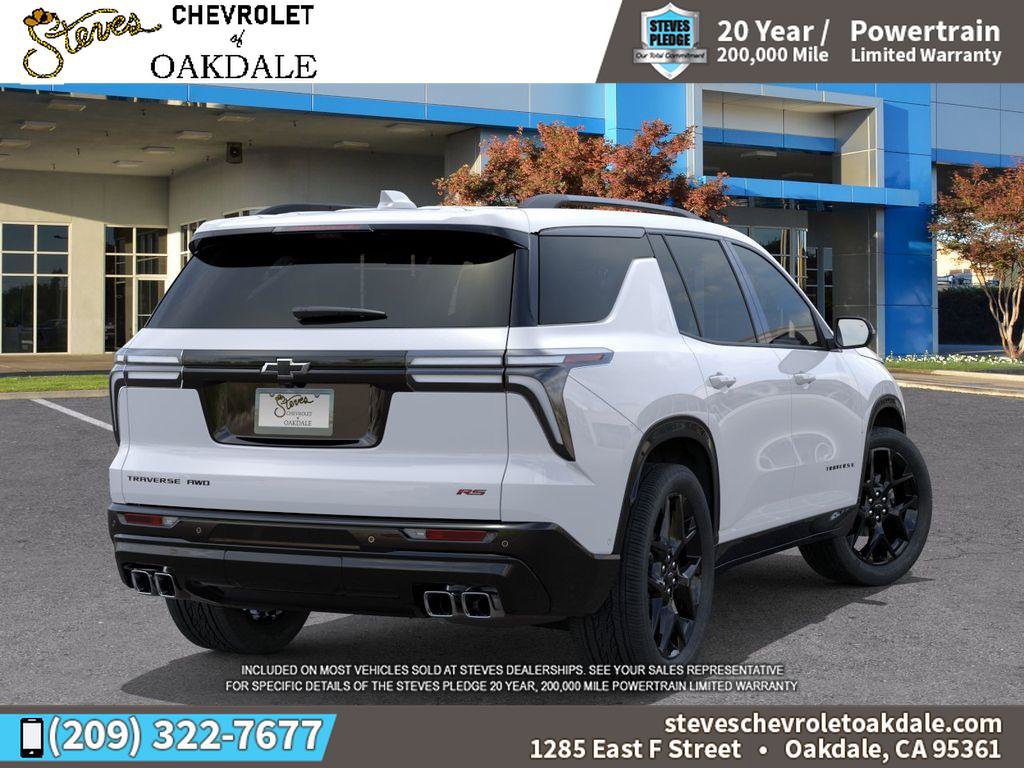 New 2026 Chevrolet Traverse RS w/ LPO, Floor Liner Package AWD/4WD image 4