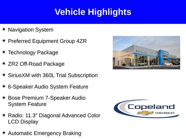 New 2026 Chevrolet Colorado ZR2 w/ Technology Package AWD/4WD image 3