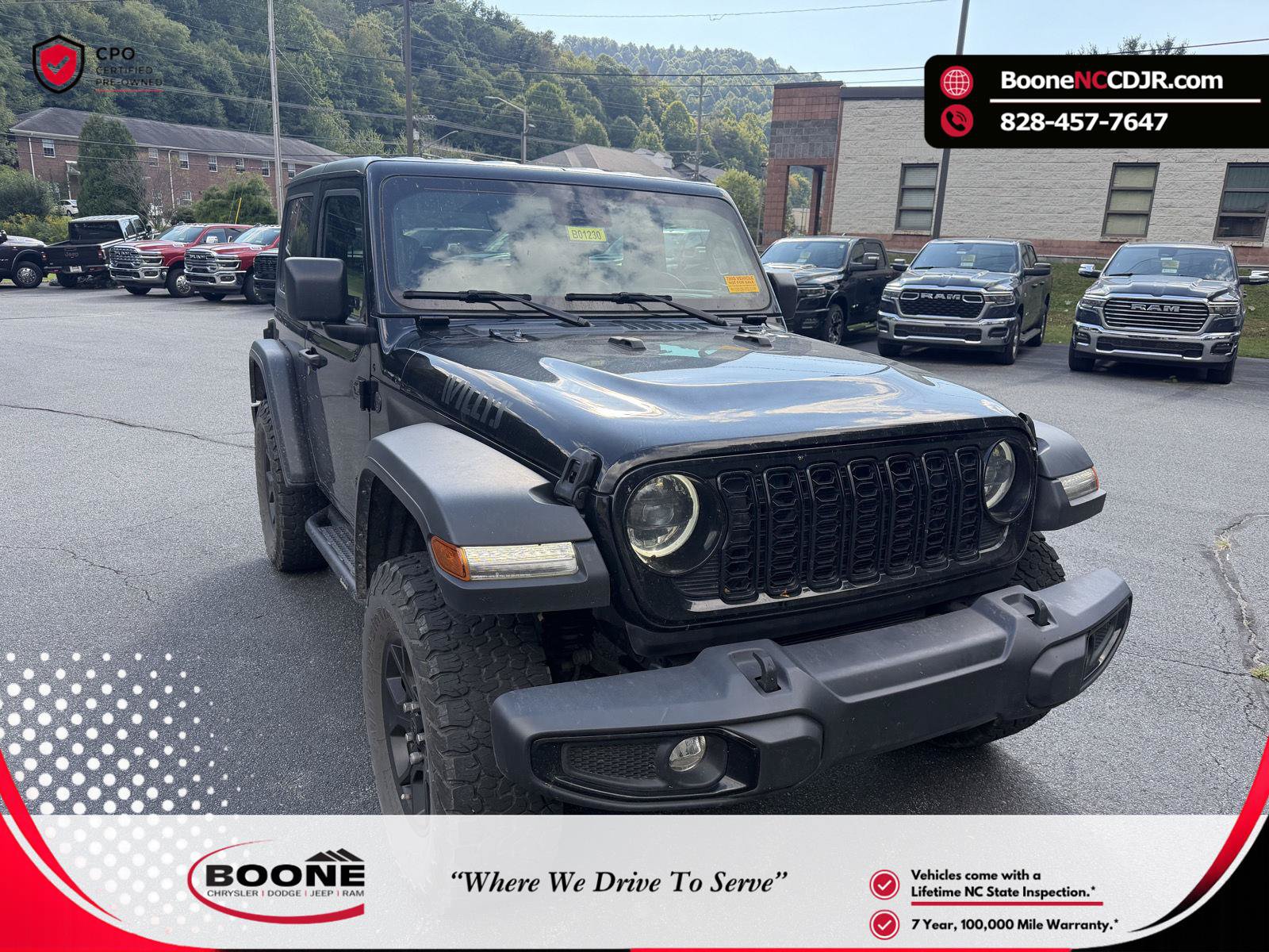 Certified 2024 Jeep Wrangler Sport AWD/4WD image 1