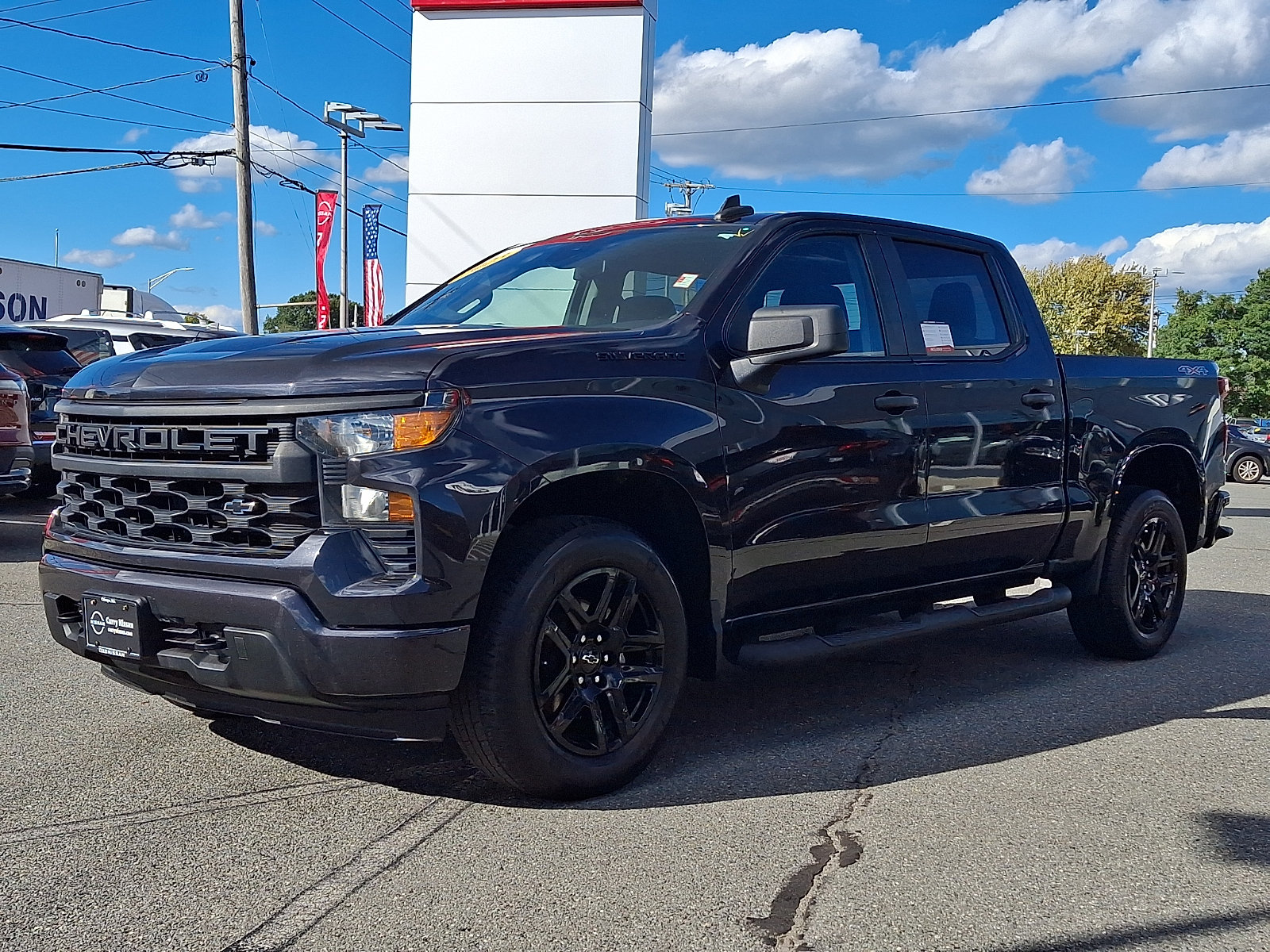 Used 2023 Chevrolet Silverado 1500 Custom w/ LPO, Dark Essentials Package AWD/4WD image 3