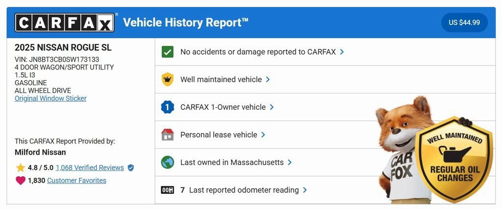 Used 2025 Nissan Rogue SL image 1