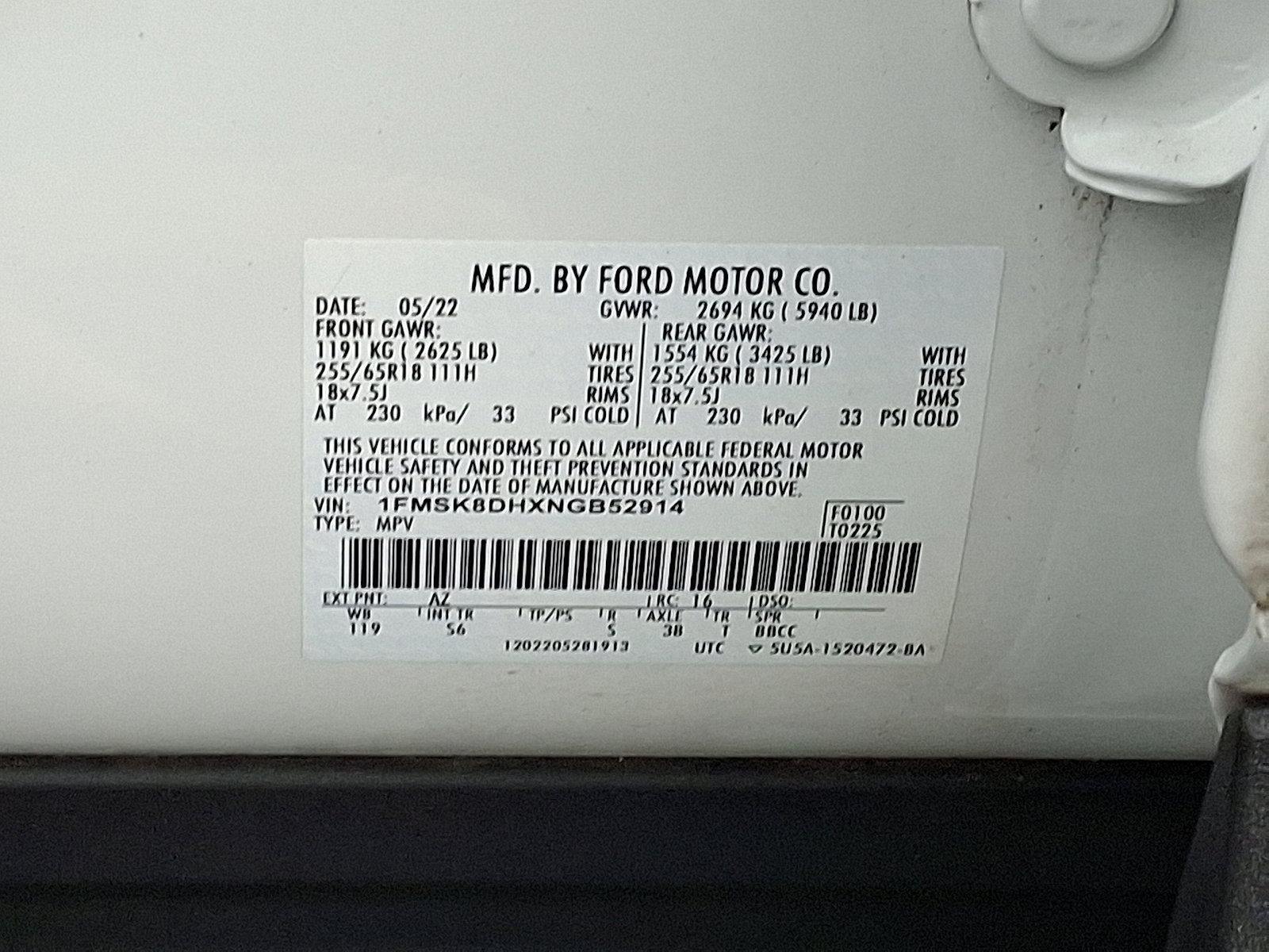 Certified 2022 Ford Explorer XLT w/ Equipment Group 202A image 29