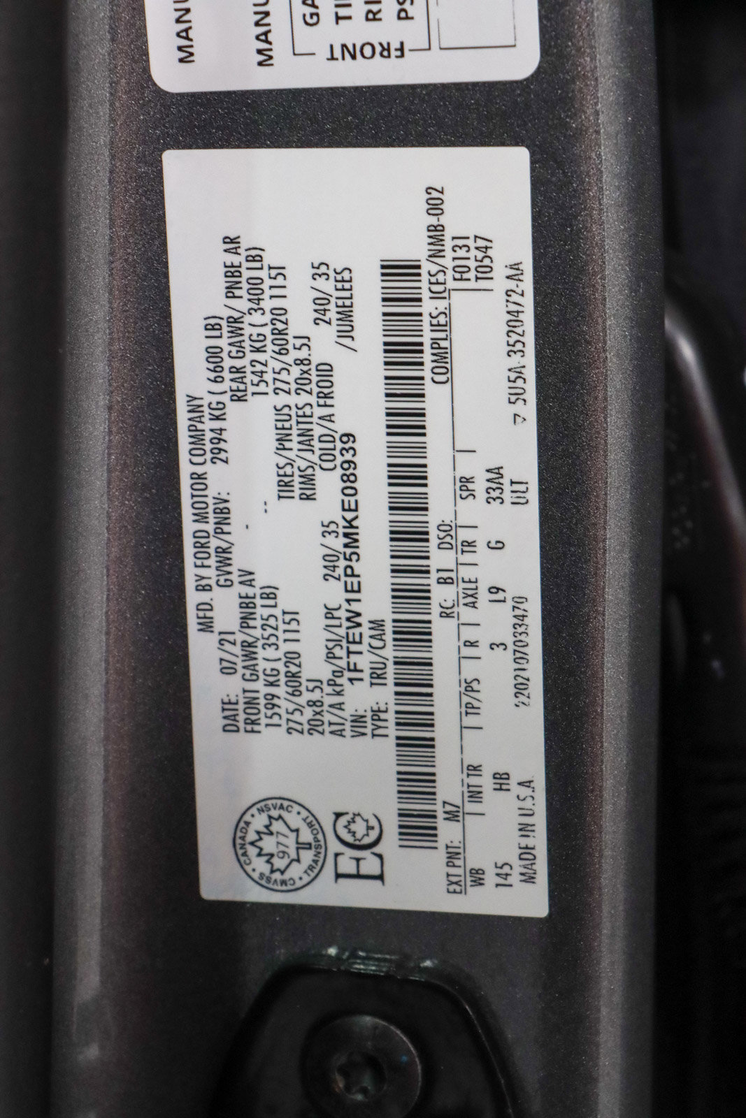 Used 2021 Ford F150 Lariat w/ Equipment Group 502A High image 34