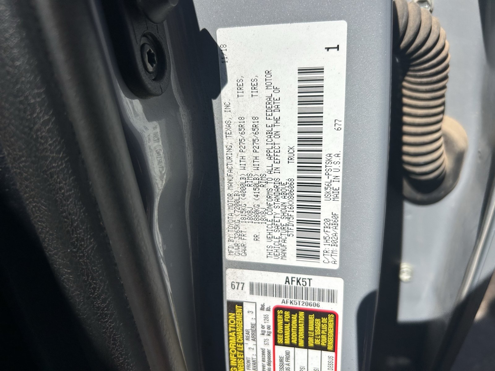Used 2019 Toyota Tundra SR5 w/ TRD Off Road Package AWD/4WD image 20