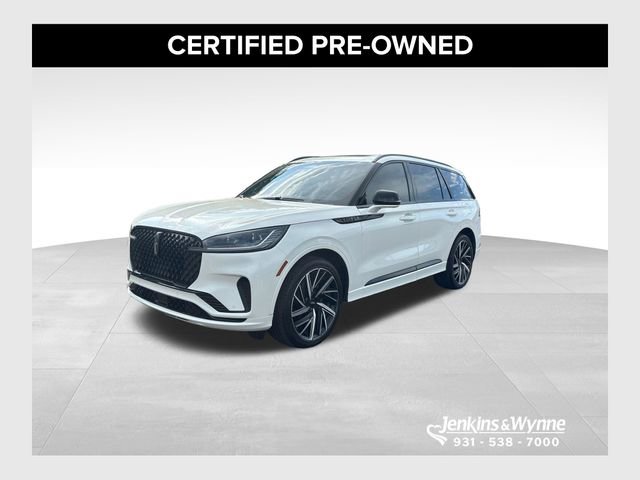 Certified 2025 Lincoln Aviator Black Label w/ Jet Appearance Package AWD/4WD image 1