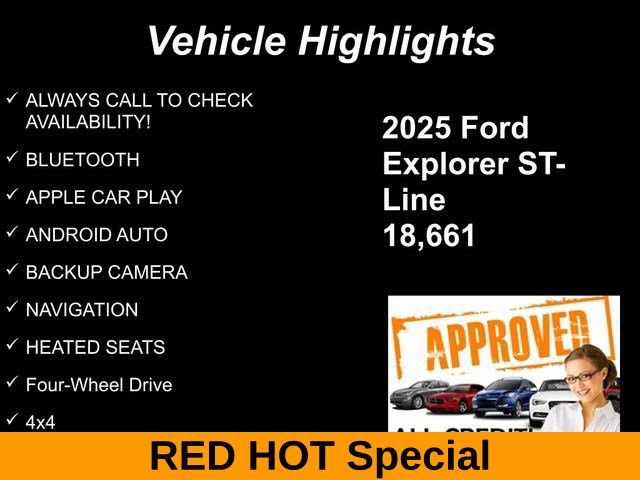 Used 2025 Ford Explorer ST-Line w/ ST-Line Street Pack AWD/4WD image 10