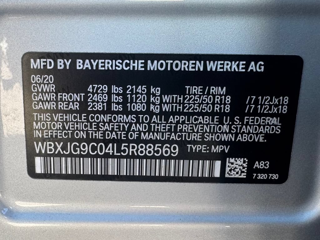 Used 2020 BMW X1 xDrive28i w/ Convenience Package AWD/4WD image 13