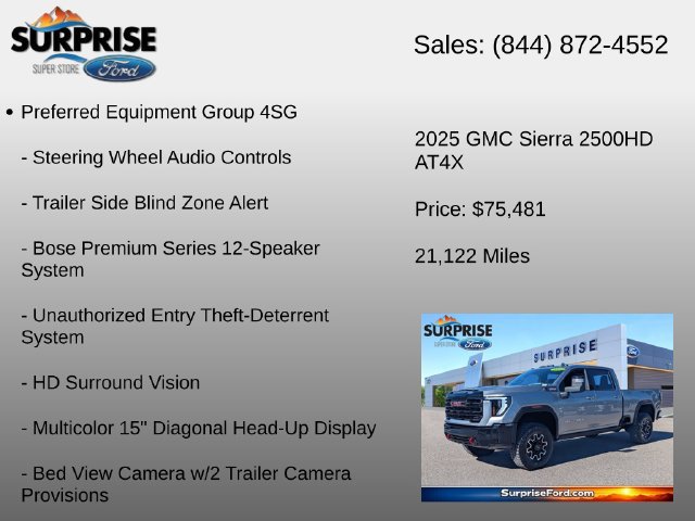 Used 2025 GMC Sierra 2500 AT4X AWD/4WD image 36