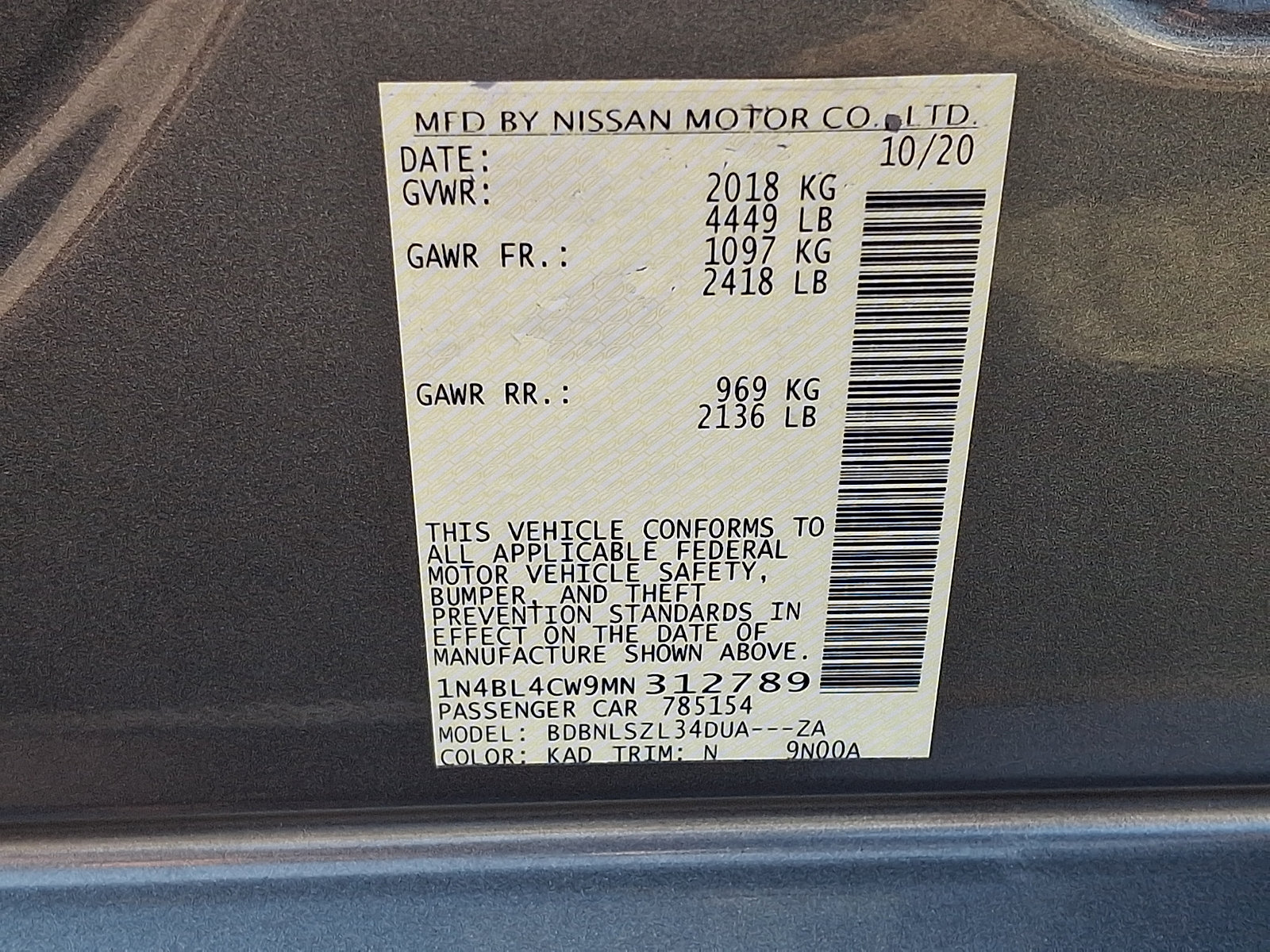 Used 2021 Nissan Altima 2.5 SR AWD/4WD image 26