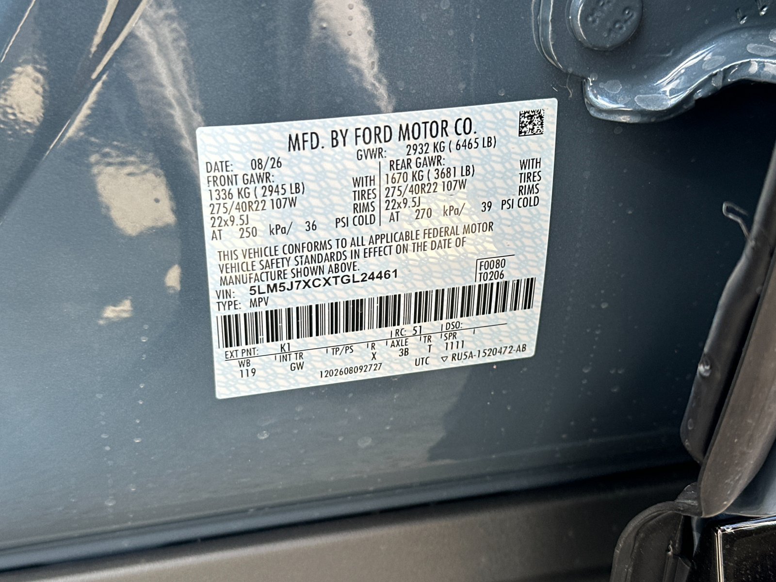 New 2026 Lincoln Aviator Reserve AWD/4WD image 28