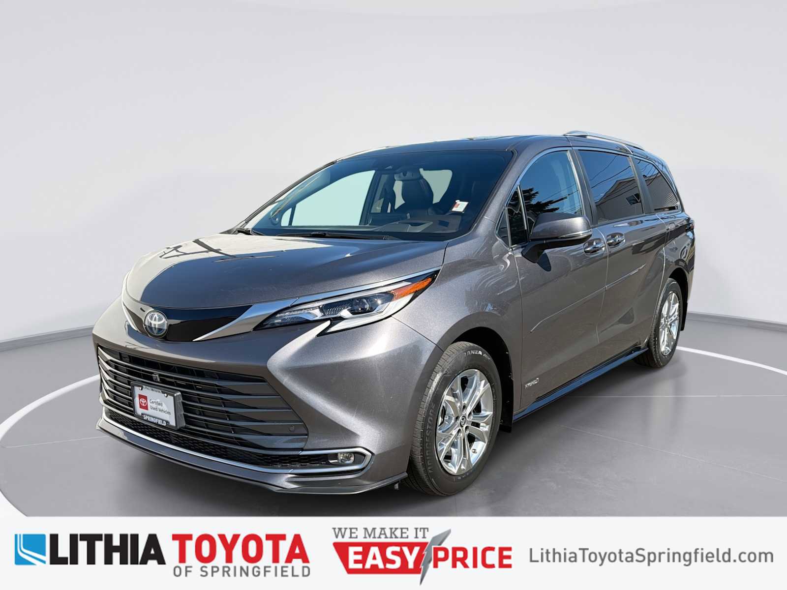 Certified 2021 Toyota Sienna Platinum