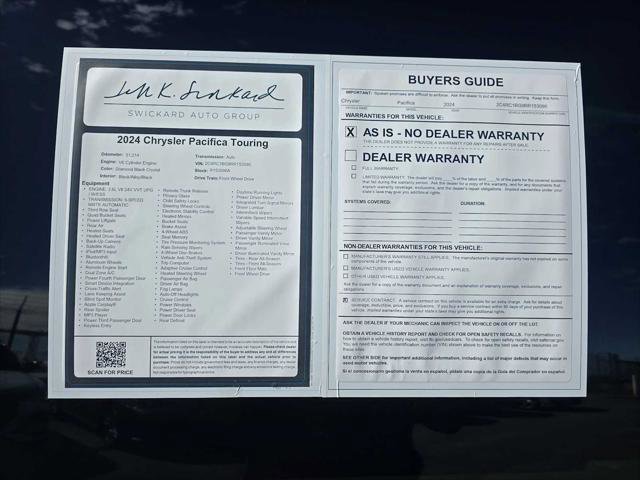 Used 2024 Chrysler Pacifica Touring-L FWD image 19