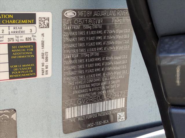 Used 2018 Land Rover Range Rover Autobiography AWD/4WD image 15