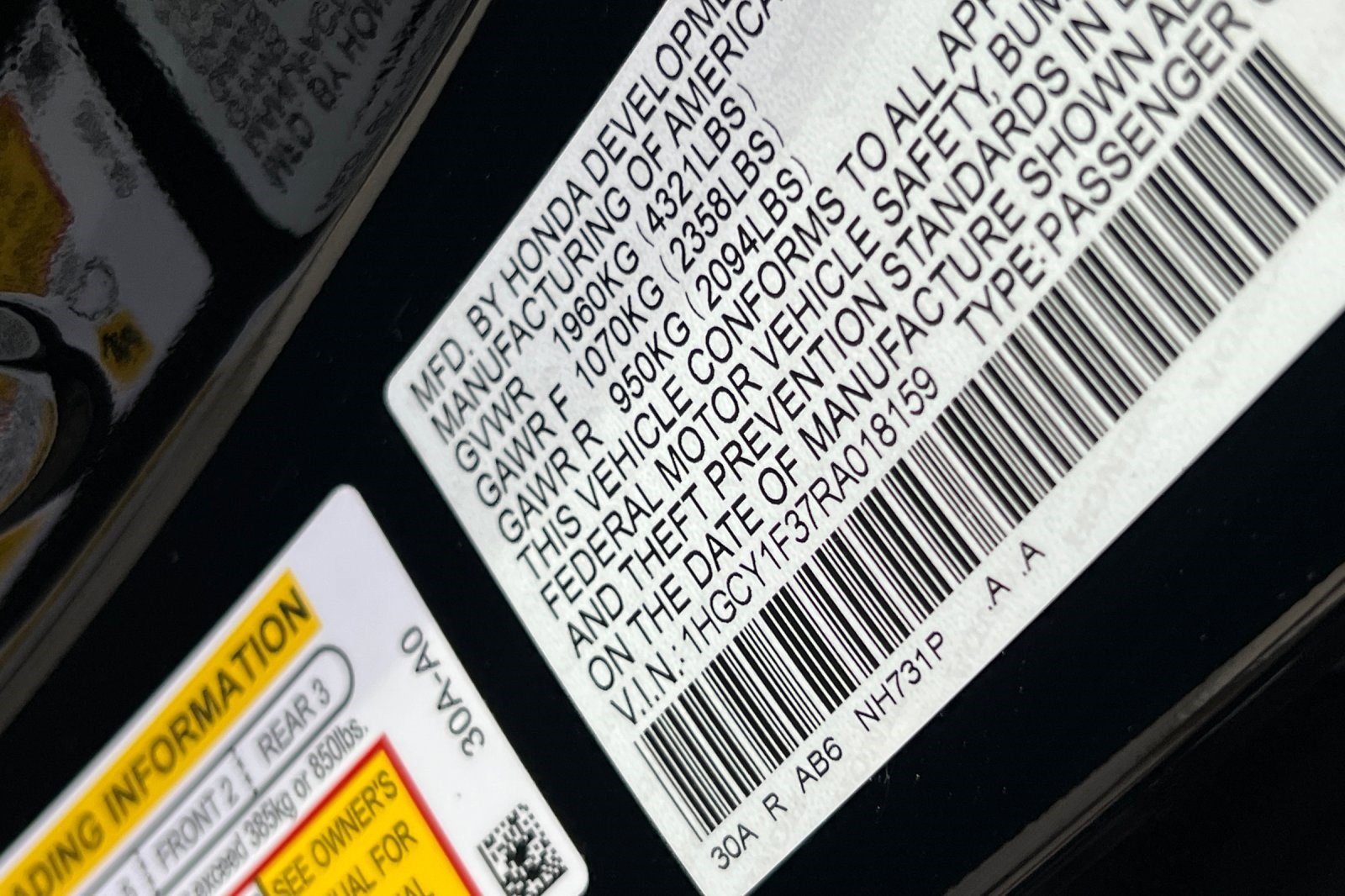 Certified 2024 Honda Accord EX image 20