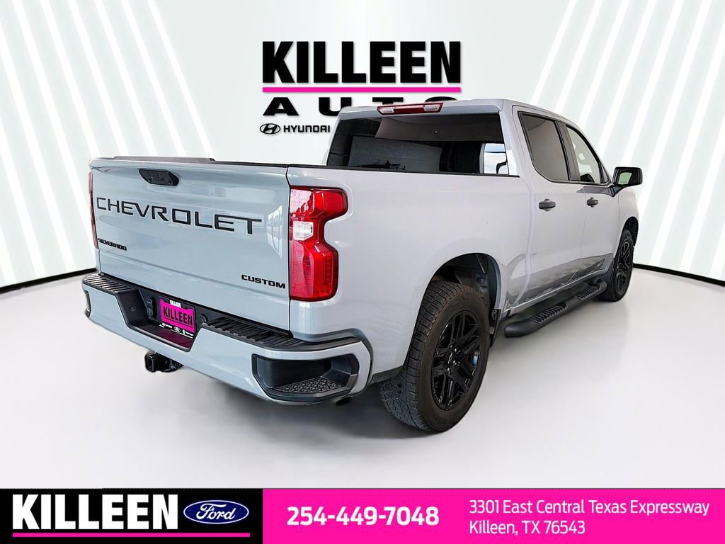 Used 2024 Chevrolet Silverado 1500 Custom w/ Turbomax Blackout Package RWD image 8
