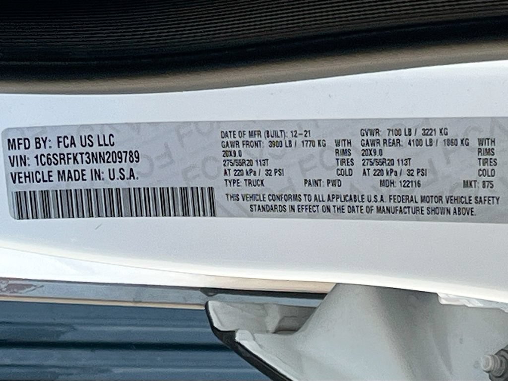 Used 2022 RAM 1500 Limited AWD/4WD image 34