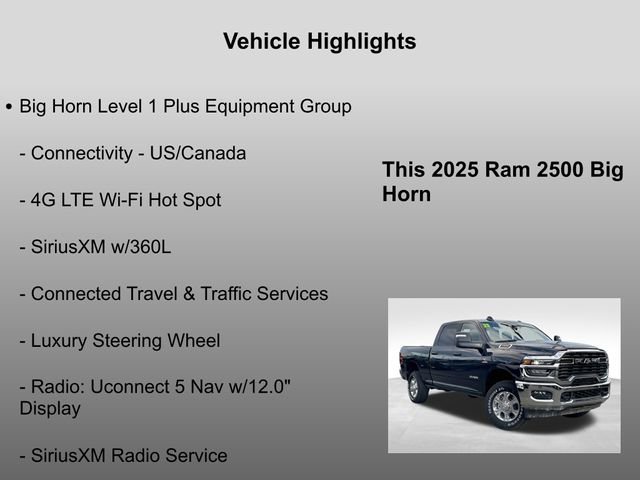 New 2025 RAM 2500 Big Horn image 24
