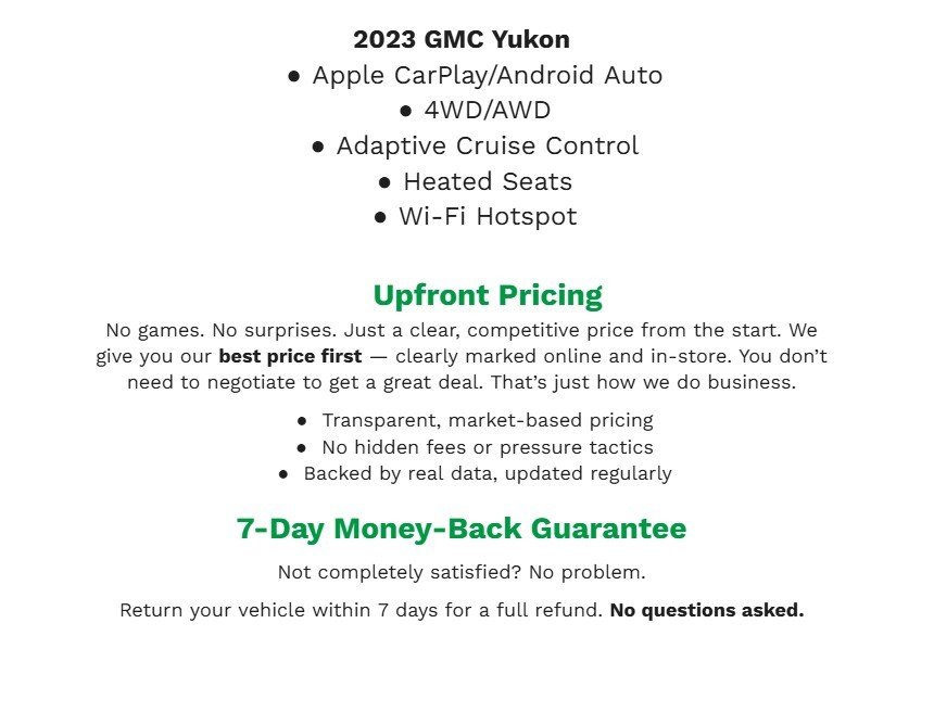 Certified 2023 GMC Yukon Denali w/ Max Trailering Package image 2