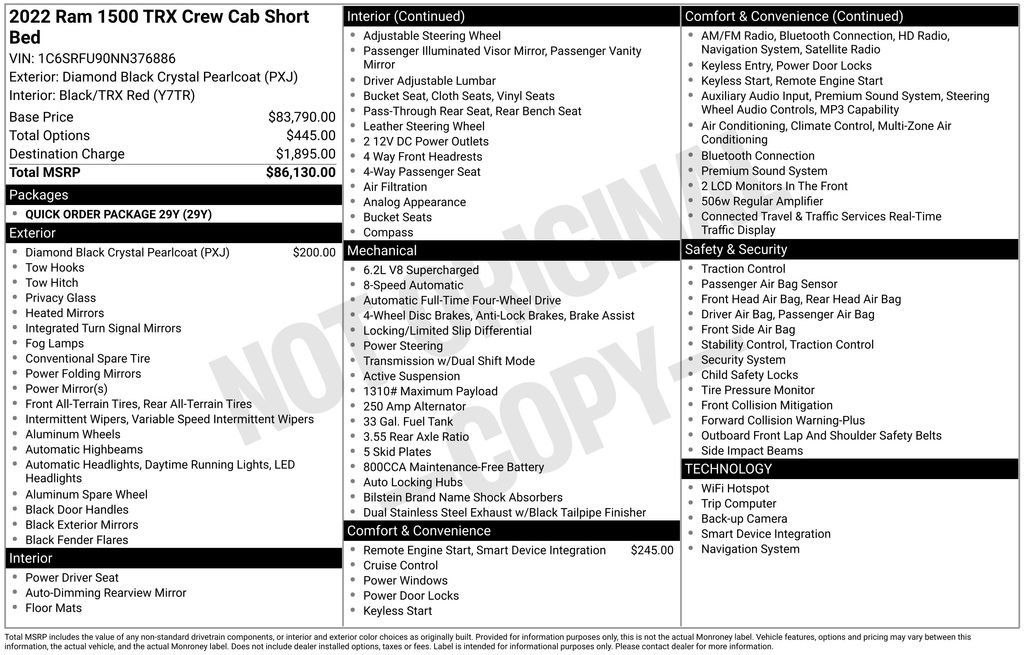 Used 2022 RAM 1500 TRX image 31
