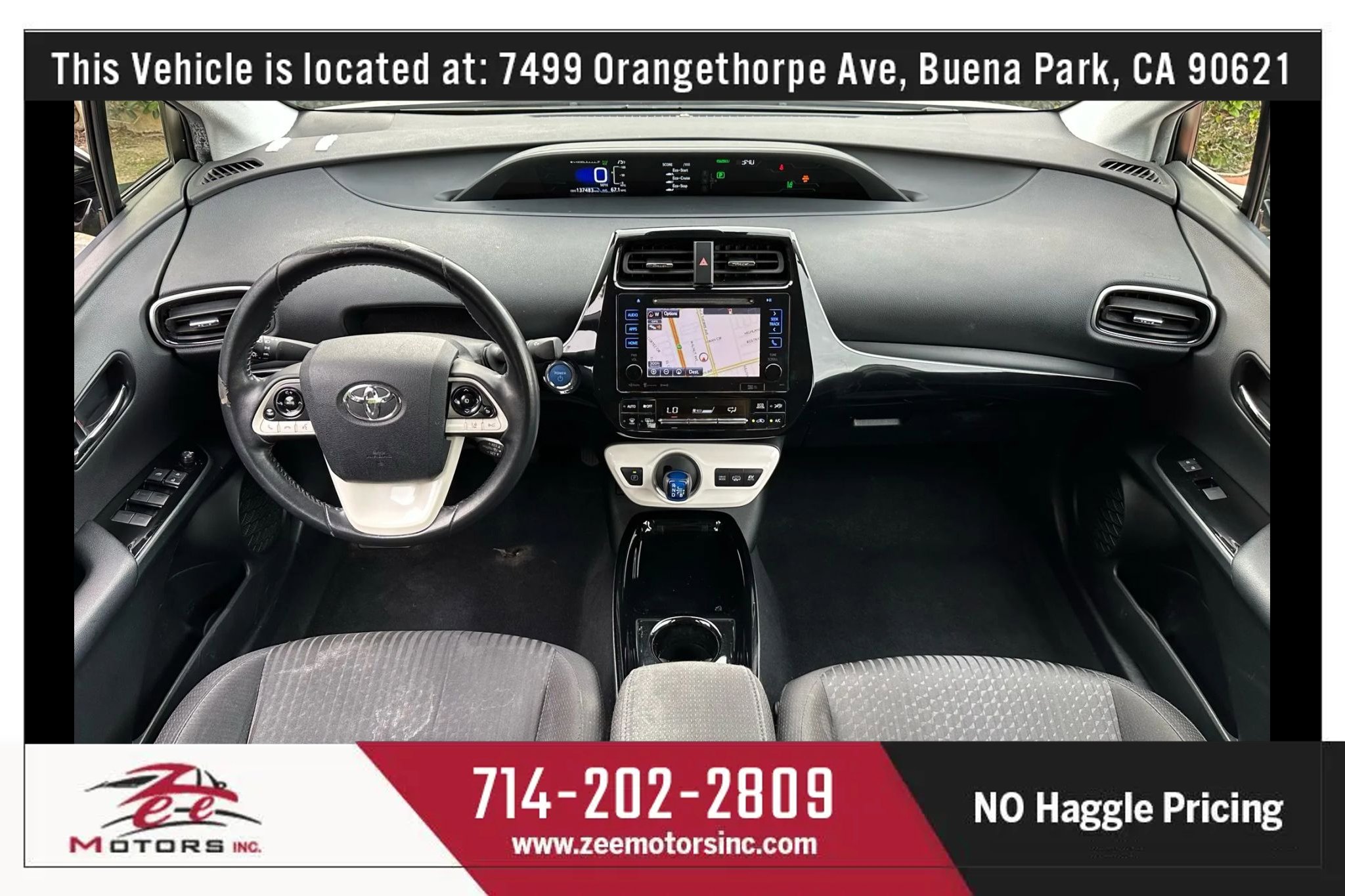 Used 2019 Toyota Prius Prime Plus w/ Carpet Mat Package FWD image 17