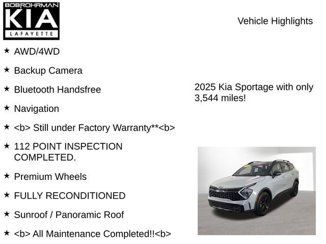 Used 2025 Kia Sportage X-Pro AWD/4WD image 7