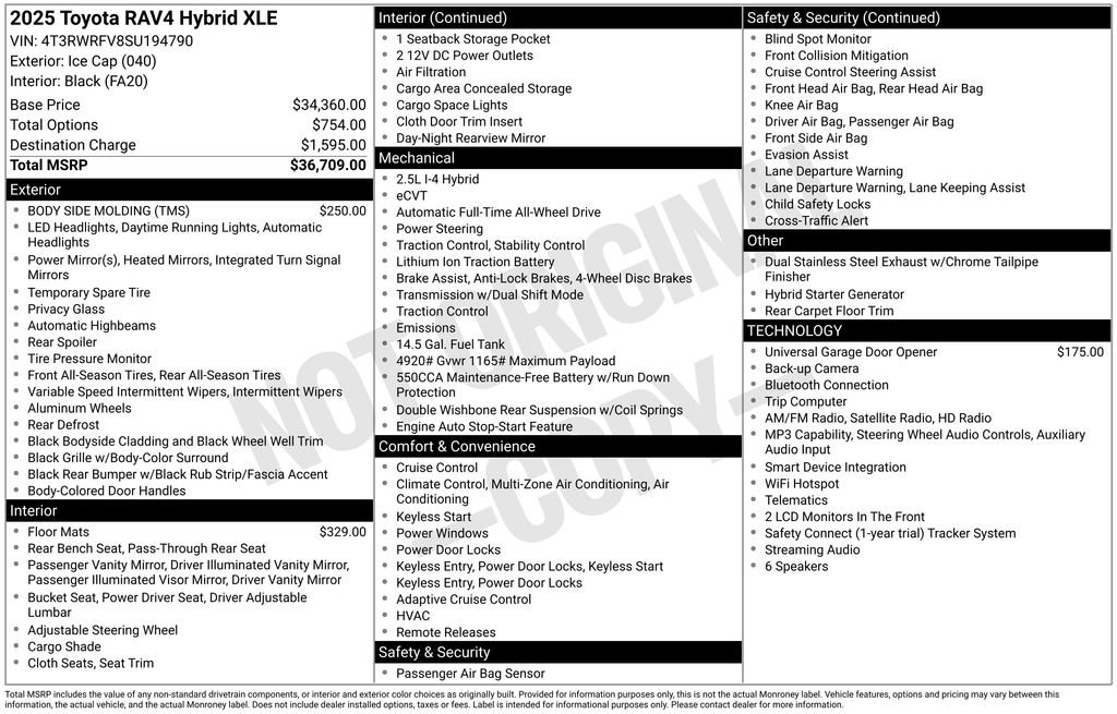 Certified 2025 Toyota RAV4 XLE AWD/4WD image 24