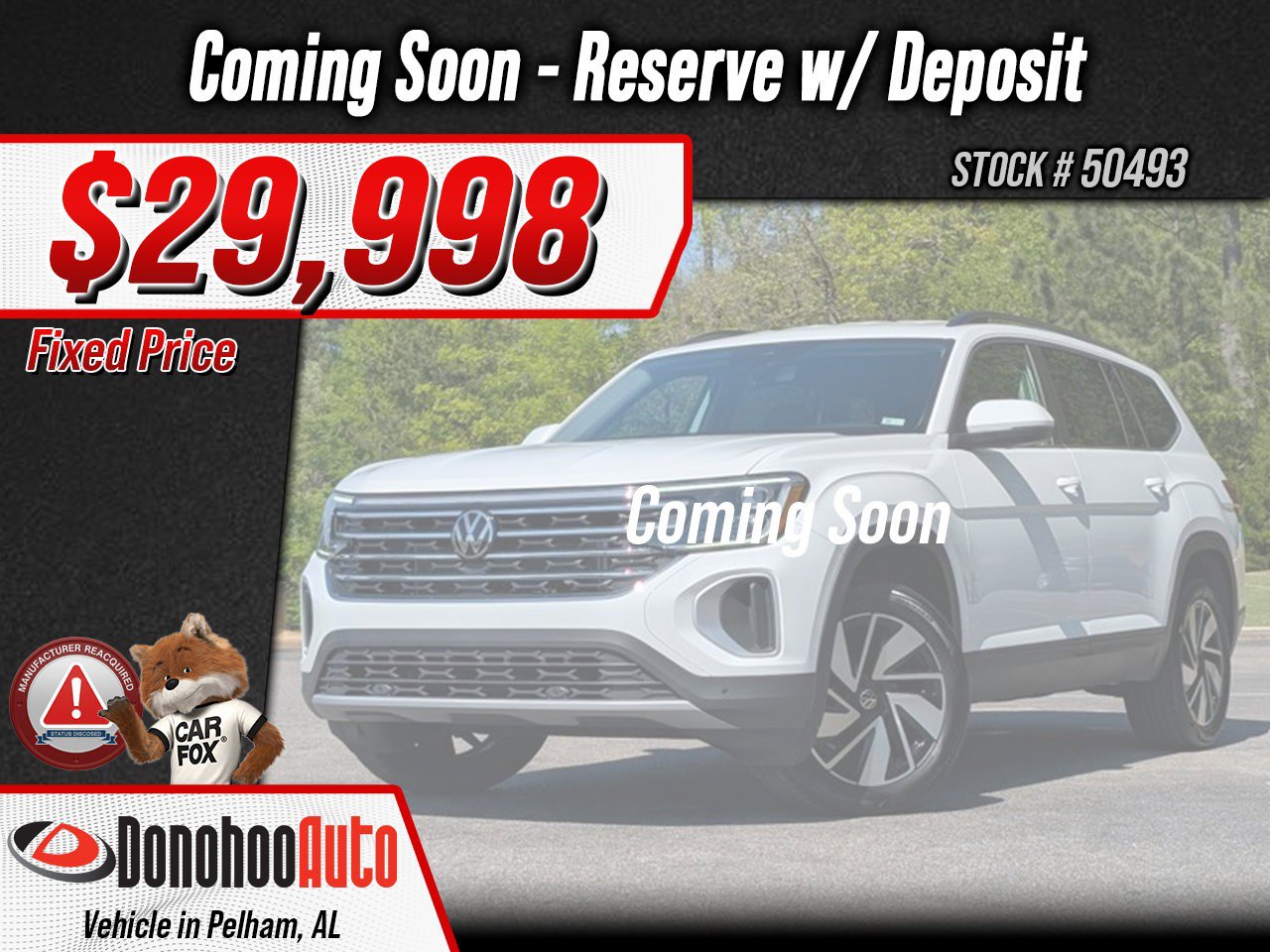 Used 2024 Volkswagen Atlas SE image 1