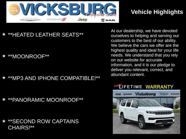 Used 2024 Jeep Grand Wagoneer L Series III AWD/4WD image 19