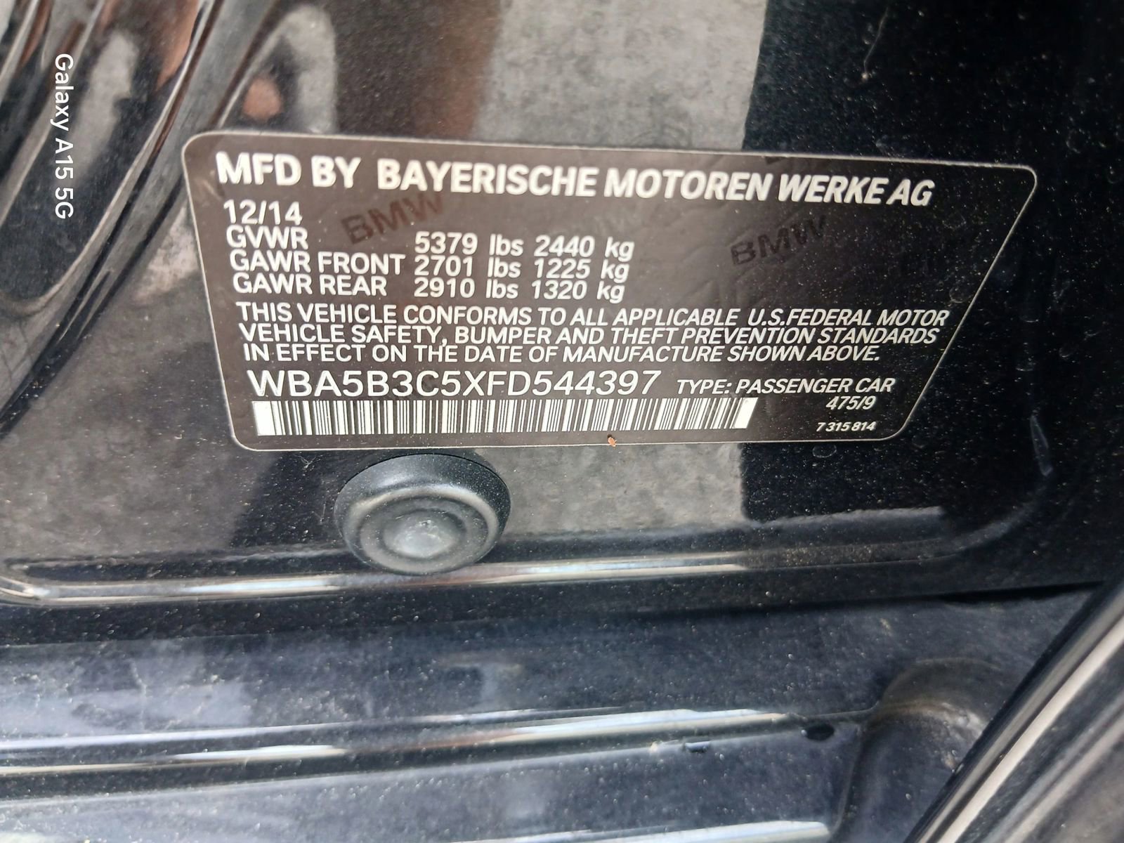 Used 2015 BMW 535i xDrive Sedan AWD/4WD image 10
