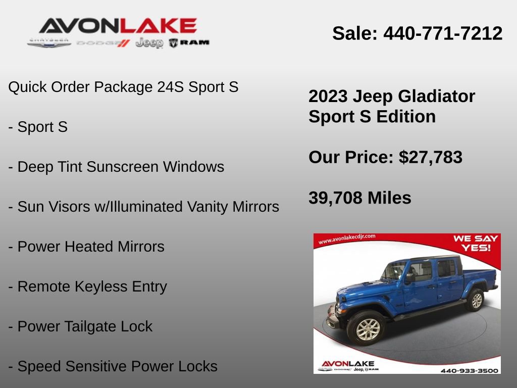 Used 2023 Jeep Gladiator Sport image 6