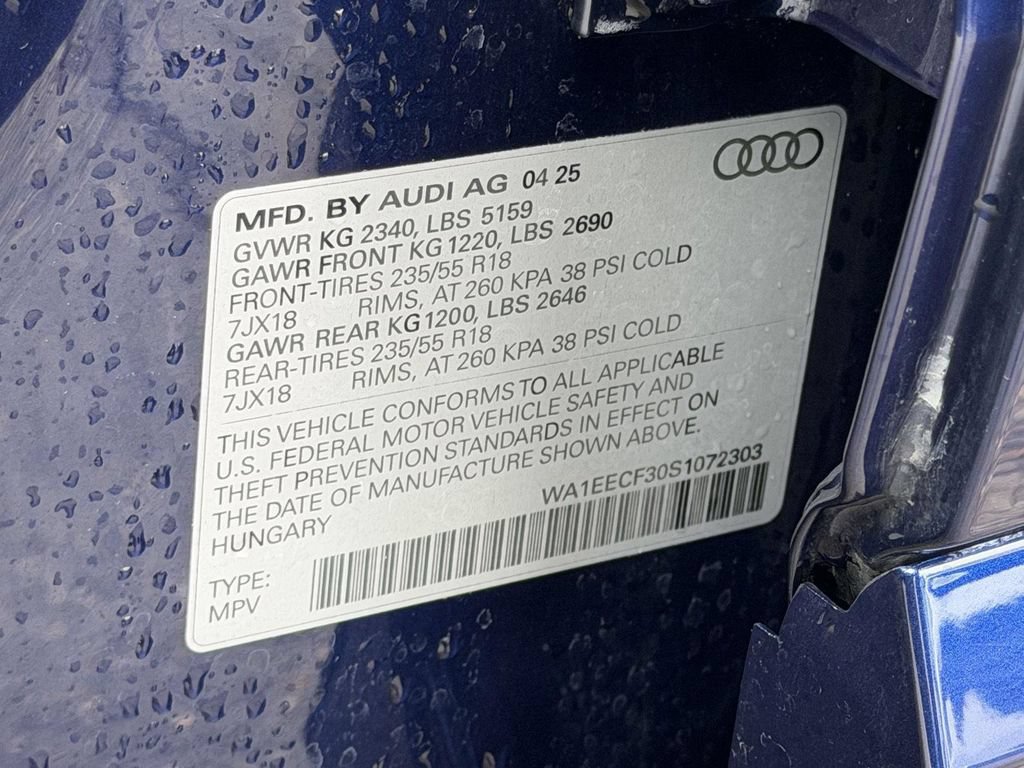 Used 2025 Audi Q3 2.0T Premium Plus w/ Premium Plus Package AWD/4WD image 25